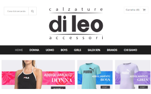 Il sito online di Di Leo Calzature