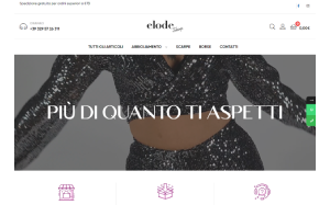 Il sito online di Elode shop