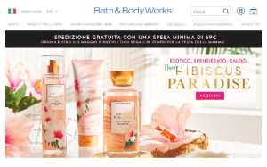 Visita lo shopping online di Bath & Body Works