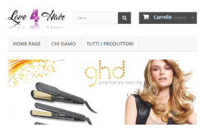 Il sito online di Love 4 Hair