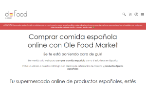 Il sito online di Ole Food Market