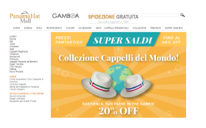 Visita lo shopping online di PanamaHat Mall