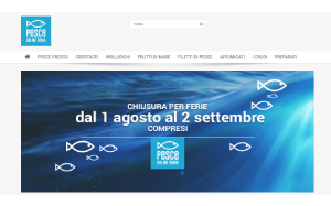 Il sito online di Pesce Online Roma