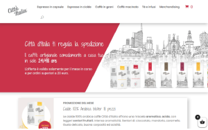 Il sito online di Città d'Italia Caffe