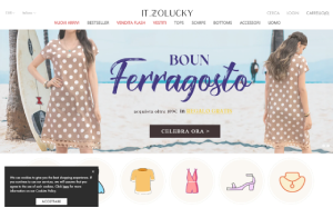 Visita lo shopping online di Zolucky