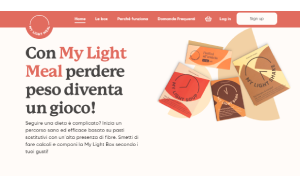 Il sito online di My Light Meal