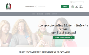 Il sito online di Emporio Broccardi