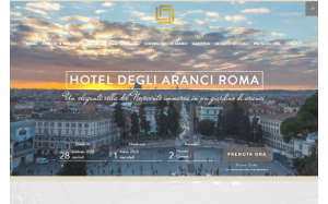 Il sito online di Hotel degli Aranci Roma