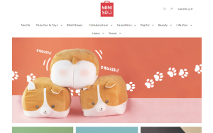 Il sito online di Miniso Italia