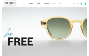 Il sito online di Kimiko Eyewear