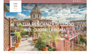 Il sito online di Hotel Sole Roma