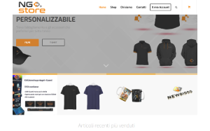 Il sito online di NGstore