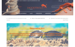 Visita lo shopping online di Laccioteca