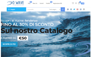 Il sito online di Dwave Sport