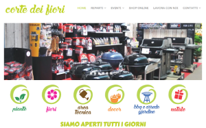 Il sito online di Corte dei Fiori