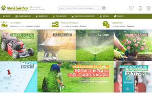 Il sito online di Maxi Garden