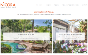 Il sito online di Nicora Garden