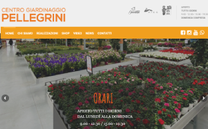 Il sito online di Pellegrini Garden