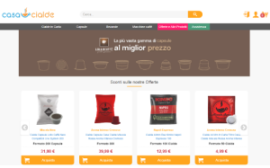 Il sito online di Casa cialde