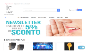 Il sito online di New Hot Style