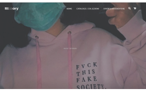 Il sito online di Illusory Clothing