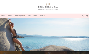 Il sito online di Esmeralda Cosmetics