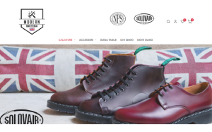 Il sito online di Modern British Solovair