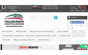 Il sito online di Italian Darts