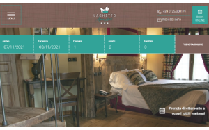 Il sito online di Laghetto hotel