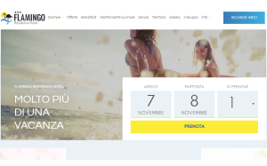 Il sito online di Flamingo Residence Hotel