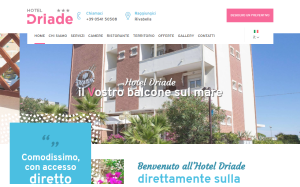 Il sito online di Driade Hotel