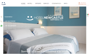 Il sito online di Hotel New Castle Cesenatico