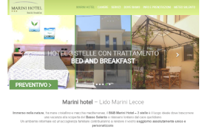 Il sito online di Marini Hotel Ugento