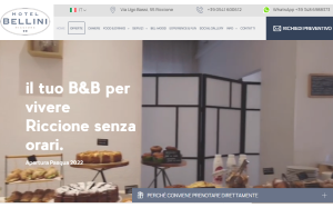 Il sito online di Hotel Bellini Riccione