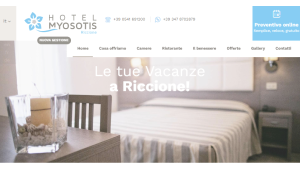 Il sito online di Hotel Myosotis