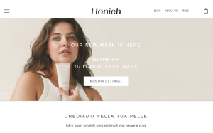 Il sito online di Honieh Beauty