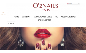 Il sito online di O2 Nails