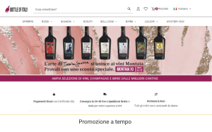 Il sito online di Bottle of Italy