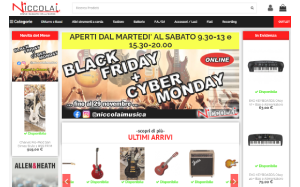 Il sito online di Niccolai Musica