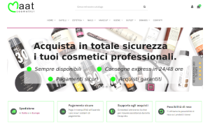 Il sito online di Maat Cosmetici