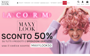 Il sito online di Maxy Look