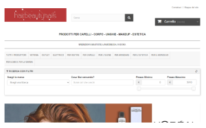 Il sito online di HairBeautyNails