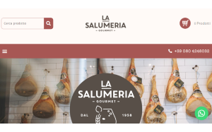 Il sito online di La Salumeria Gourmet