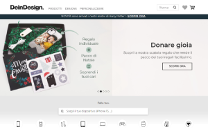 Il sito online di DeinDesign