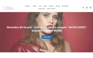 Il sito online di Estetica Moretti