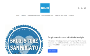 Il sito online di Brugi store San Miniato