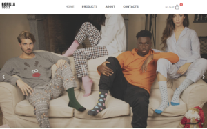 Il sito online di Gorilla Socks