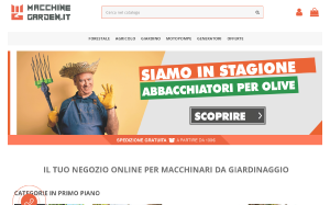 Il sito online di Macchine Garden