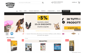 Il sito online di Petsonicshop