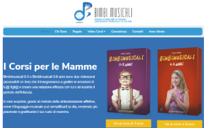 Il sito online di Bimbi Musicali